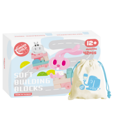 Wonder Child 馬卡龍軟積木, 42個, 數量