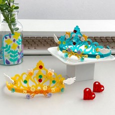 DIY 왕관 블럭 여자조카선물 어린이장난감 DIY장난감 역할놀이 공주놀이+노드커머스Shop, 빠른배송