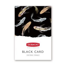 時代中西畫材 英國 Derwent 德爾文 明信片黑卡紙 (10X15cm) - 優質繪畫用紙，適用多種媒材, 1個
