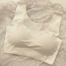 good 冰絲內衣少女無鋼圈學生運動文胸舒適顯胸小背心薄