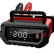 20 AMP 장치 12V 리튬 완전 자동 납산 LIFEPO4 배터리 유지 충전기 24V
