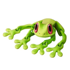 3D 미니 인쇄 자기 흡입 개구리 냉장고 자석 이동식 장식품 빛나는 개구리 장난감 귀여운 참신한 창의력 홈, 08 H