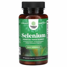 Nature's Craft 네이처스크래프트 셀레늄 200mcg 100 식물성 캡슐 미네랄보충제