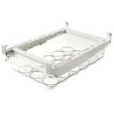 냉장고 수납함 정리함 투명 서랍형 트레이 계란 수납 정리 전문가 펜트리 PET, 계란 케이스, 1개, 1개
