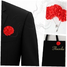 부토니에 정장 가슴 장식 브로치 코사지 꽃 액세서리 결혼식 졸업식 행사용