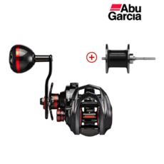 아부가르시아 선상 루어 베이트릴 좌핸들 + 추가 스풀, 레드, 네오S4 PH