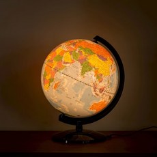 SkyGlobe地球儀，色彩鮮明標示清晰，學習地理知識，激發好奇心, 藍色