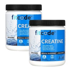 핏코드 크레아틴 Creatine 무맛 가루 파우더 300g 2개 운동 부스터