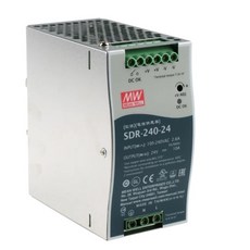 SDR-240-24 240W 24V 10A MEAN WELL DIN 導軌電源供應器(含稅), 1個