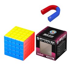 SengSo 5x5 6x6 7x7 9x9 마그네틱 매직 스피드 큐브 스티커리스 스피드 피젯 토이 모셩 5x5 6x6 7x7 9x9 퍼즐 큐보 마기코 선물, [07] 5x5 Magnetic