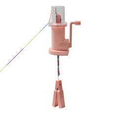 DIY 뜨개질 기계 목도리 니팅머신 3종색상, 분홍색, 1개