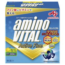 AJINOMOTO 味之素 aminoVITAL Active Fine胺基酸粉末 葡萄柚風味, 74.4g, 1盒