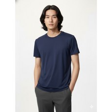 유니클로 베스트셀러 에어리즘 이너 반팔티 남성 메리야스 티셔츠 쿨링 냉감 여름 시원한 가벼운 크루넥T반팔