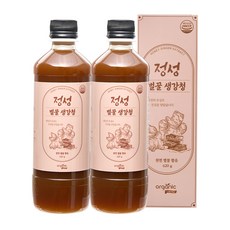 물 한방울 안들어간 진짜 국내산 100% 안동 생강 천연벌꿀 정성 생강청 원액 생강차, 620g, 2개, 1개입