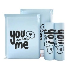 플라스틱 블루 의류 물류 포장 접이식 쇼핑백 방수 신발 가방, 1개, 6. 32x38x5cm 20pcs