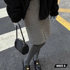 소소마켓 여자 키 작은 가을 겨울 날씬해 보이는 하이웨스트 모직 스커트