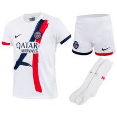 나이키 세트 유스 파리 생제르망 25-26 드라이 스타디움 어웨이 킷_FN9205-101