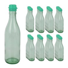 가인글로벌 청색 기름병350 유리병 참기름병 용기, 청록, 40개, 350ml