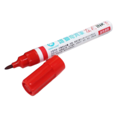 雄獅 NO.200 奇異筆 油性筆 1.3mm 油性速乾 MIT製, 紅色