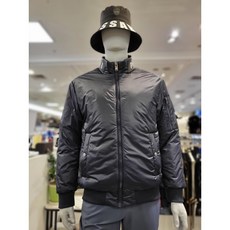 4층 파사디골프 남성 Q24WWJ651M 세련되고 심플한 에리 로고테이프 패딩점퍼 다크네이비