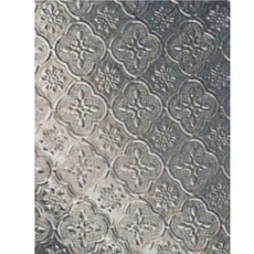 靜電玻璃貼窗貼 防窺 霧面 附刮板, 復古海棠花-200x45cm【贈刮板】