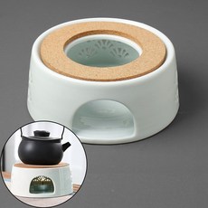 가나솔 도자기 티 워머 화이트 티라이트 받침대 차워머