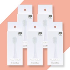 닥터이엘 진동칫솔 전용 리필모 0.18mm 미세모 2개입, 5개