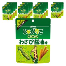 Calbee 卡樂比 Jagabee Jagabee長頸鹿薯條 芥末醬油口味, 12包, 38g