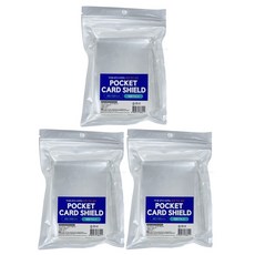 투명 카드슬리브 포카슬리브 66x93mm 100매입 3개