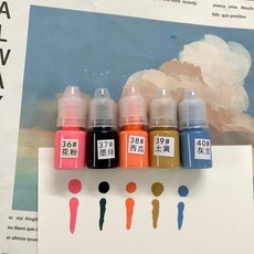 5ml 速乾光敏印油 補充液, 36花粉5ml, 1個