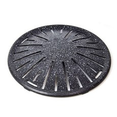 기타 원형 업소용 고기 불판 삼겹살 구이판 숯불용 가스용, 1개, 지름 29.5cm