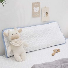 마롤로뜨 아기 베개 커버 듀라론 쿨링 유아 아기땀 베개 패드 신생아, 듀라론 쿨링 유아베개 커버 - 눈꽃 블루