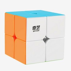 치이 2x2x2 스티커리스 스피드 큐브, 1개, 1개 1개, 1개