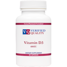 Verified Quality 維生素D3 400IU膠囊, 1個, 90 件