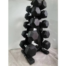 정리 홈트 덤벨거치대 보관 렉 아령 가정용, 5단 선반(블랙) 플러스 하이, 5kg 이하, 1개