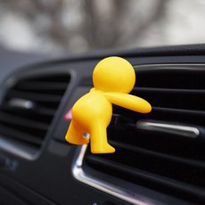 미스터앤미세스 지지블리스터 차량용방향제, 솔티드카라멜(옐로우), 1개