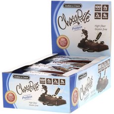 Healthsmart Foods Chocolate Lite 蛋白質棒 餅乾奶油 無麩質 無糖, 1個, 34g