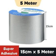 새로운 부틸 방수 테이프 자체 접착 씰링 균열 누출 실란트 고온 및, 09 15cm X 5 Meter, 09 15cm x 5 Meter