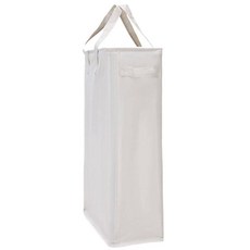 窄型可摺疊洗衣籃 附把手 可摺疊不佔空間 加厚牛津布