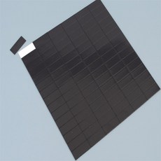 트리플투 조각 고무자석판 사각자석, 30 x 10mm (75P)