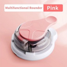 1PC in 다기능 코너 라운더 R4 R7 R10 모따기 커터 포인트 트리밍 공예 사진 스크랩북, Pink
