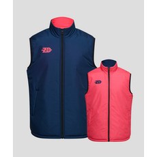 [ZD SPORTS] ZD 플레이어 패딩베스트 [네이비/핑크], XL(105)