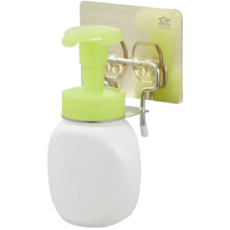 家而適 304不鏽鋼 沐浴乳壁掛架 雙瓶版 台灣製 免釘壁掛, 銀, 1個