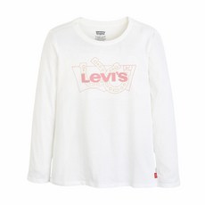 매장정품 LEVI'S 리바이스 LEVIS KIDS 홀스 배트윙 긴팔티(주니어) 화이트 V253TS376P 990726