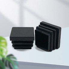 사각 파이프캡 철제 파이프 마개 가구 마감캡 의자 선반 보호캡, 15mm, 20개
