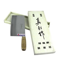 真利作 木柄片刀7寸 中式菜刀, 1個