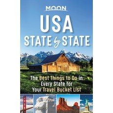 (영문도서) Moon USA State by State: The Best Things to Do in Every State for Your Travel Bucket List Paperback, Moon Travel, English, 9781640495975