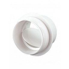 역류방지댐퍼 덕트 배기 무소음 인라인, 케이블 2개+무접착제 밸브 불포함