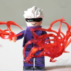 핸드브릭 팩토리 커스텀 미니브릭 피규어 주술회전 호환 블록호환, 50. 고죠사토루 혁