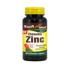 MASON natural 鋅柑橘味膳食補充錠, 60顆, 1罐